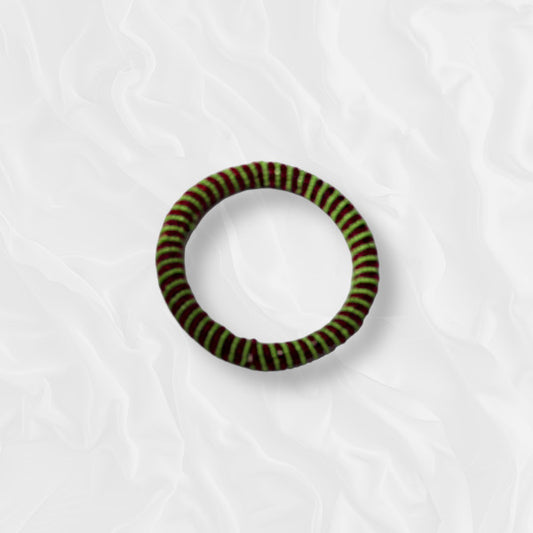 Red and Green Cloth Bracelet