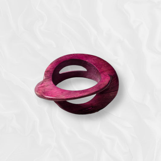 Purple Asymmetric Eclectic Chic Bracelet