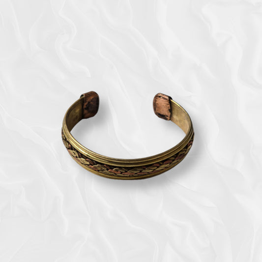 Brassy Metallic Unisex Bracelet